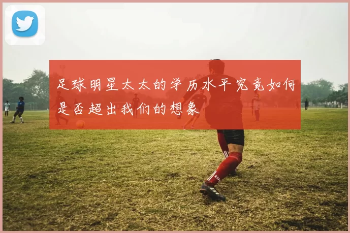 足球明星太太的学历水平究竟如何是否超出我们的想象