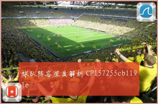 球队阵容深度解析 CP157255cb1191e